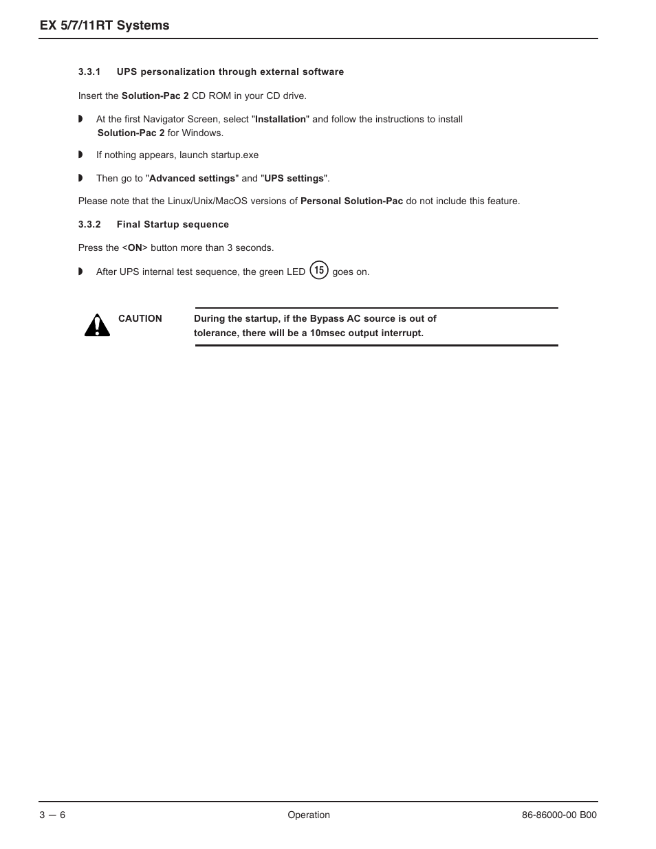 Ex 5/7/11rt systems | MGE UPS Systems EX-7 User Manual | Page 52 / 76
