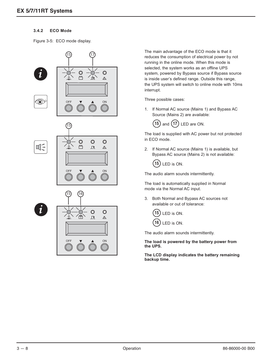 Ex 5/7/11rt systems | MGE UPS Systems EX-7 User Manual | Page 54 / 76