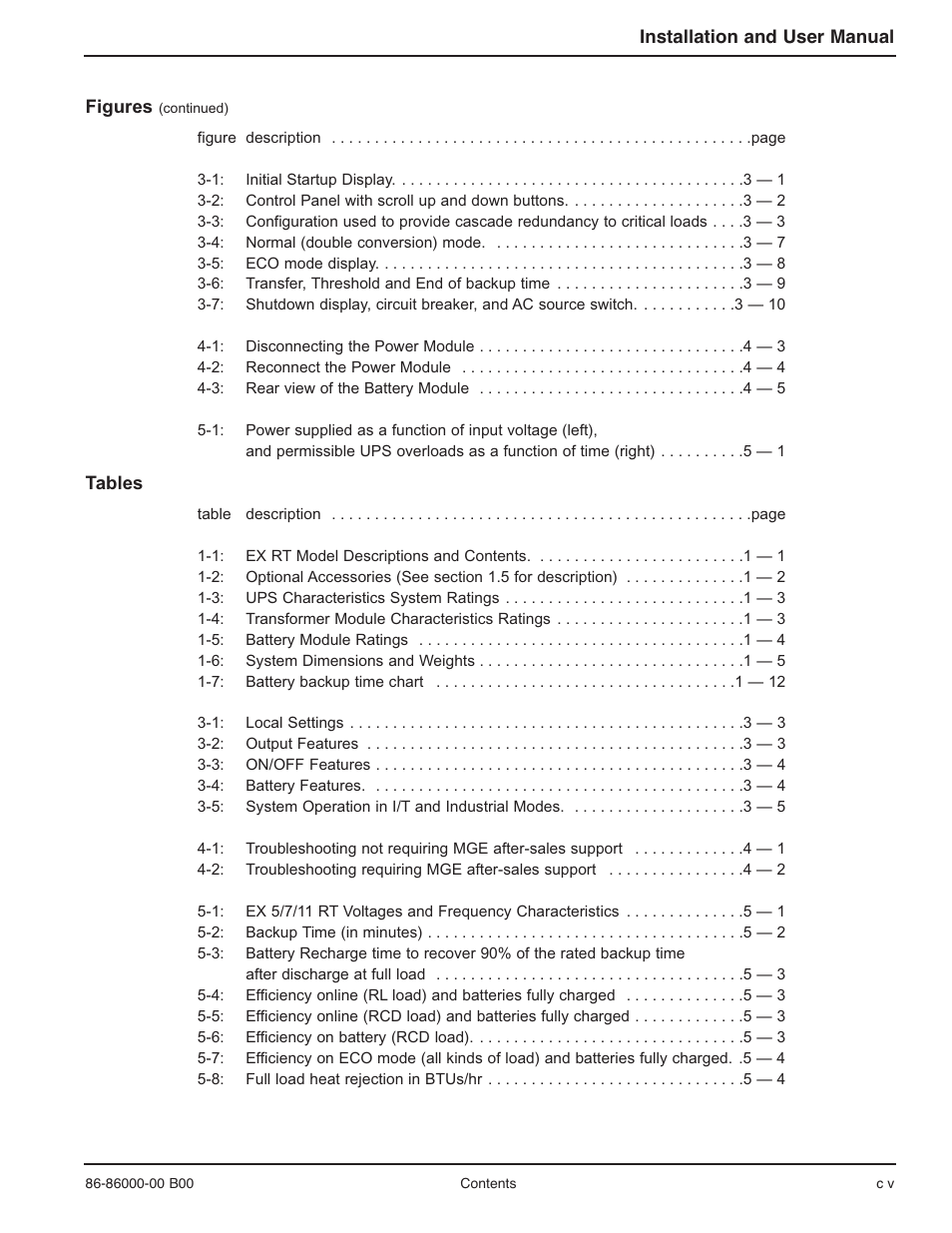 MGE UPS Systems EX-7 User Manual | Page 9 / 76