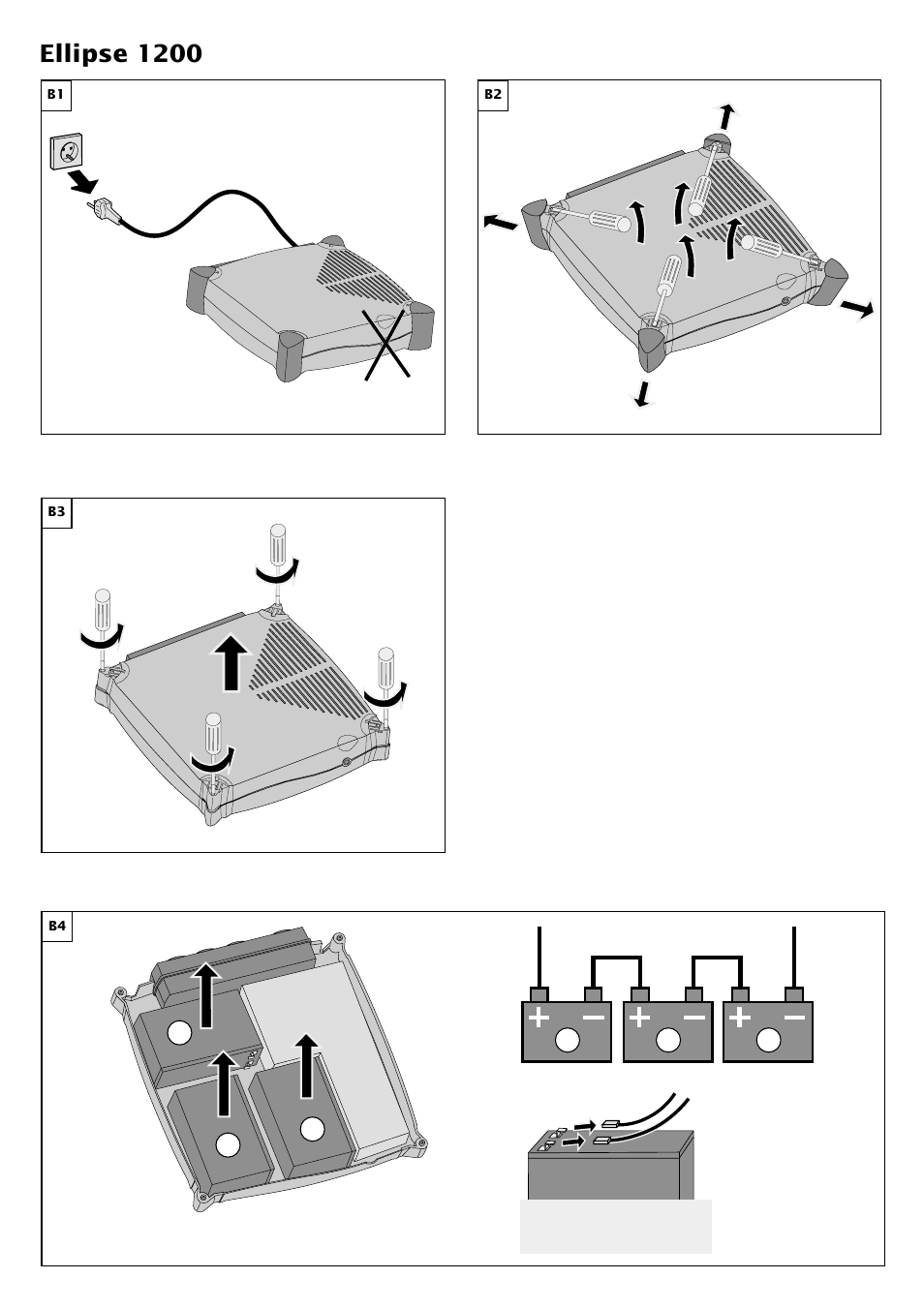 Ellipse 1200 | MGE UPS Systems Pulsar Ellipse Premium 500 User Manual | Page 15 / 16