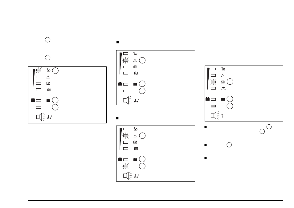 Anomalies de fonctionnement, Arrêt après surcharge, Défaut de l'appareil | Défaut batterie | MGE UPS Systems pulsar EX15 User Manual | Page 31 / 106