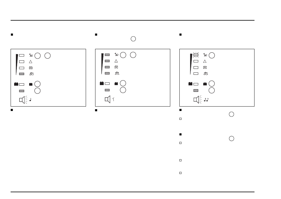 Operation, Continued), Return of ac power | Load level, Overload | MGE UPS Systems pulsar EX15 User Manual | Page 44 / 106