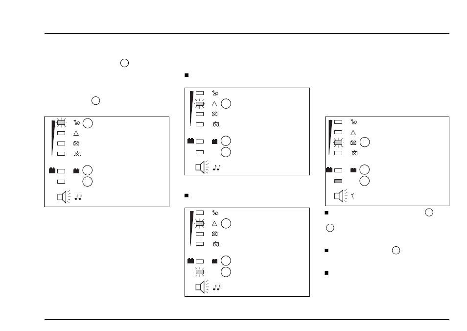 Anomalías de funcionamiento, Parada tras sobrecarga, Defecto del aparato | Defacto batería | MGE UPS Systems pulsar EX15 User Manual | Page 87 / 106