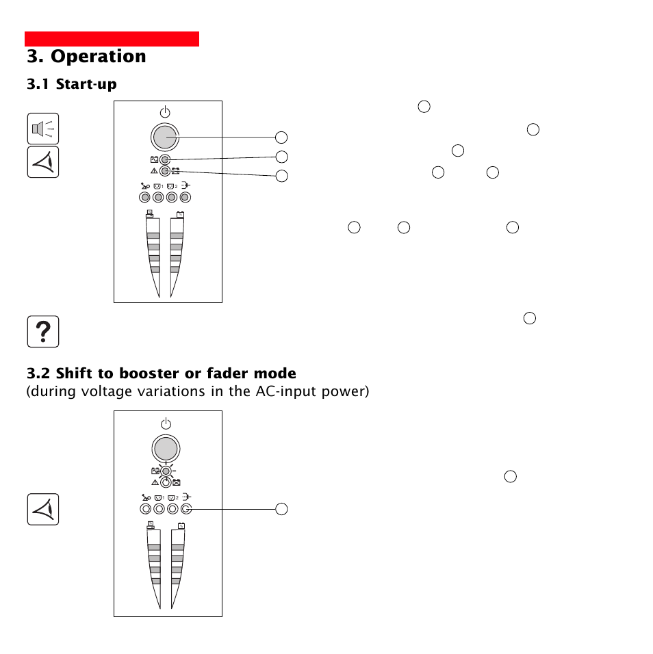 Operation, 1 start-up | MGE UPS Systems 1500 Tower User Manual | Page 18 / 36