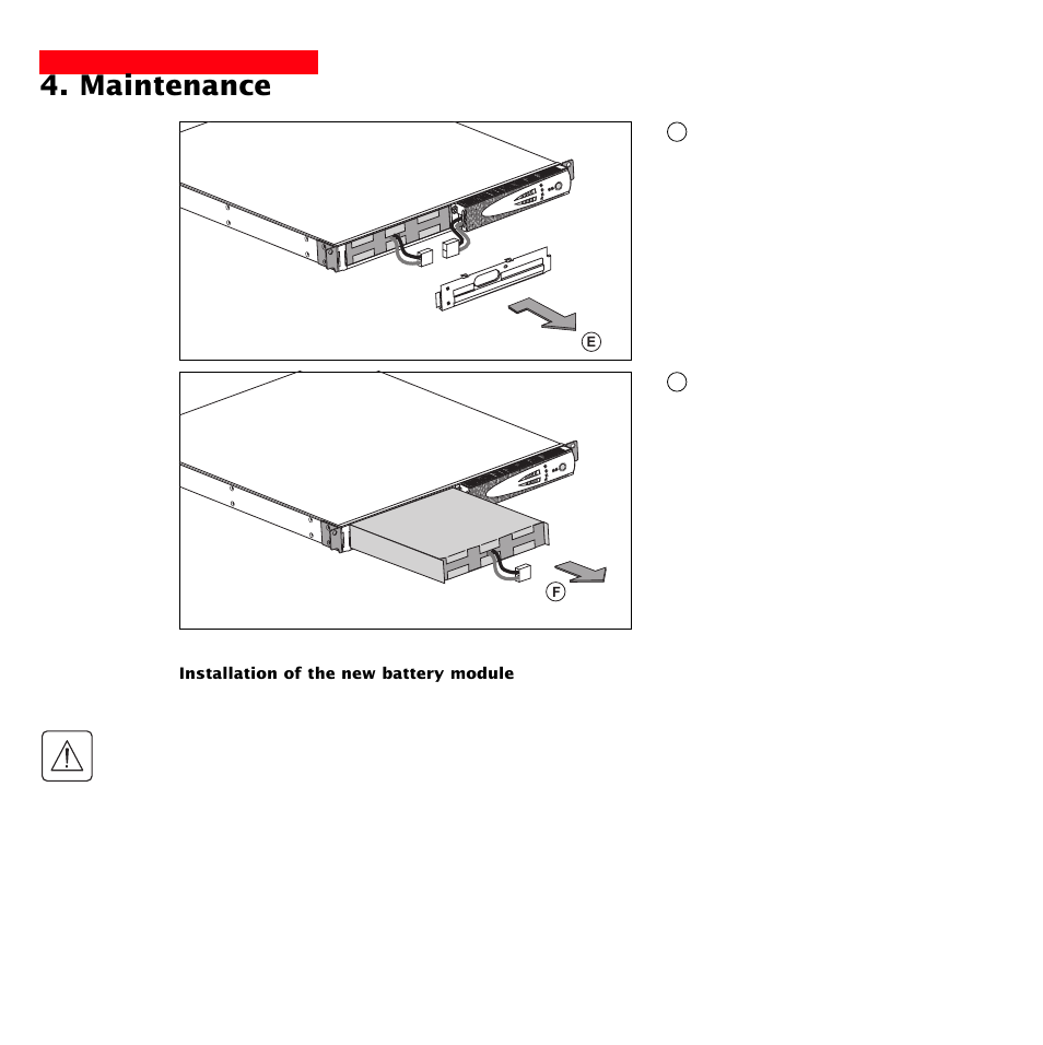 Maintenance | MGE UPS Systems 1500 Tower User Manual | Page 26 / 36