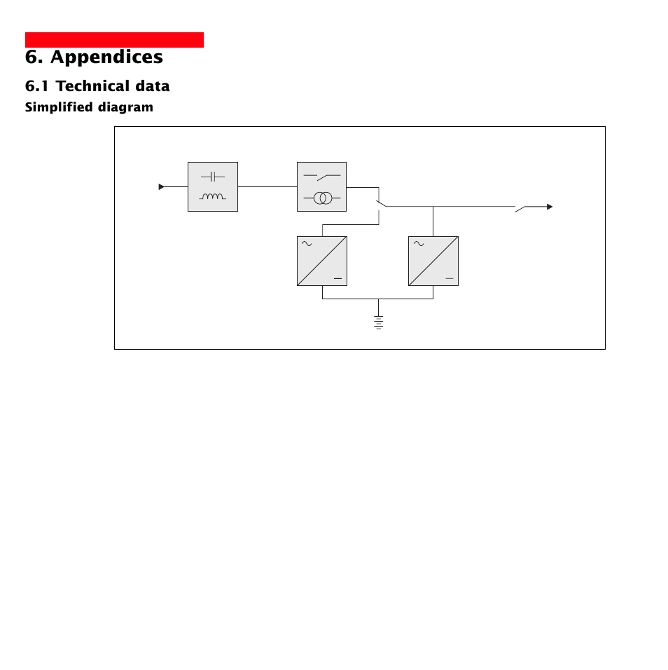 Appendices, 1 technical data | MGE UPS Systems 1500 Tower User Manual | Page 28 / 36