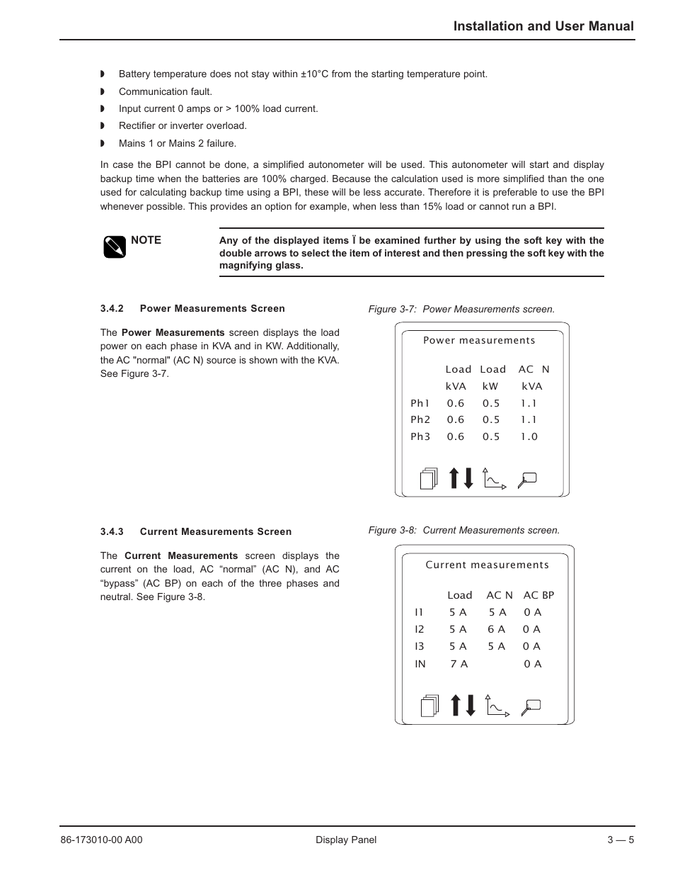 Installation and user manual | MGE UPS Systems 40-75KVA User Manual | Page 31 / 56