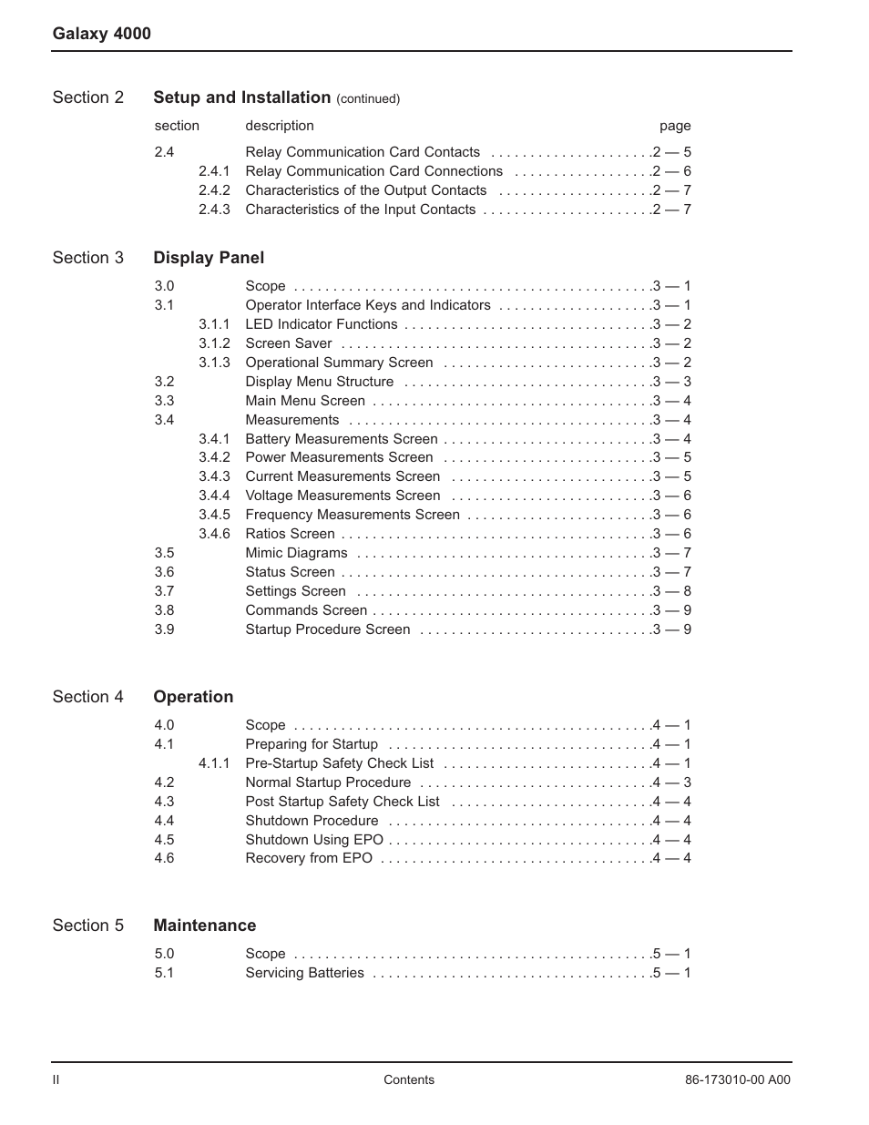 MGE UPS Systems 40-75KVA User Manual | Page 8 / 56