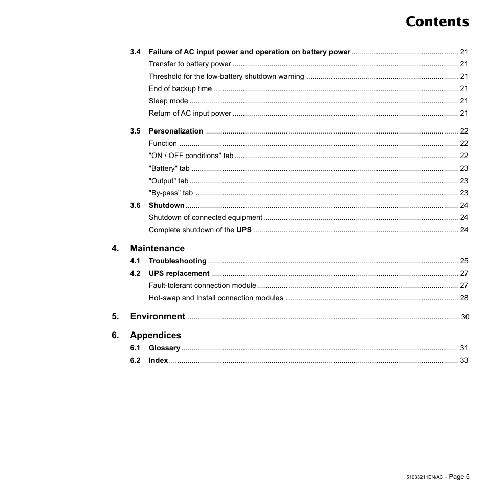 MGE UPS Systems 3000 VA User Manual | Page 5 / 34