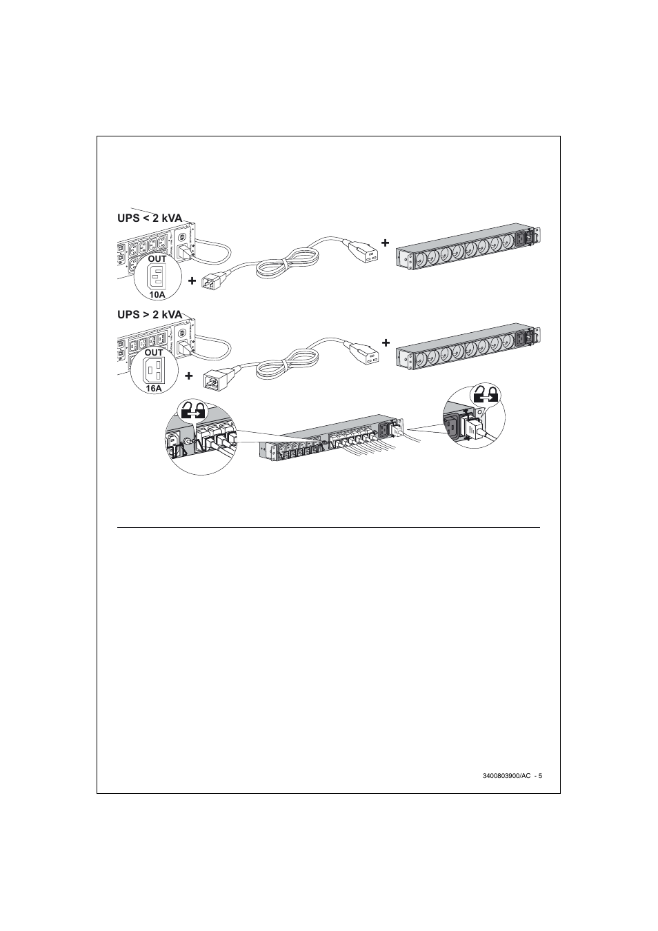 MGE UPS Systems FlexPDU 6 UNI User Manual | Page 5 / 12