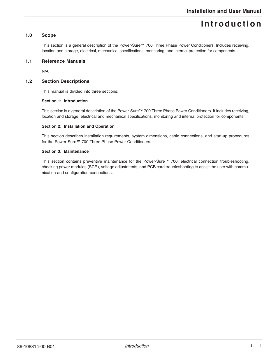 MGE UPS Systems POWER-SURE 700 User Manual | Page 11 / 52