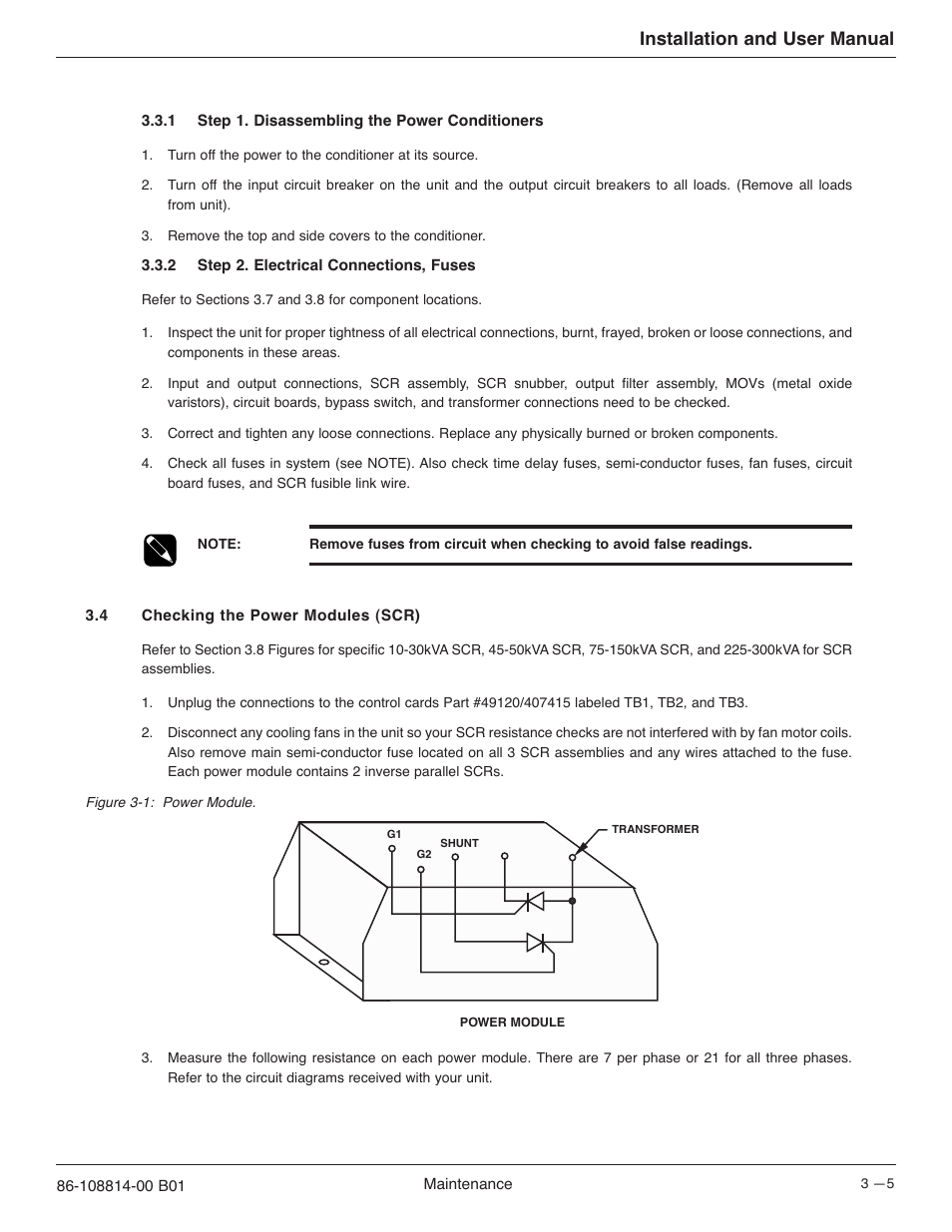 Installation and user manual | MGE UPS Systems POWER-SURE 700 User Manual | Page 27 / 52