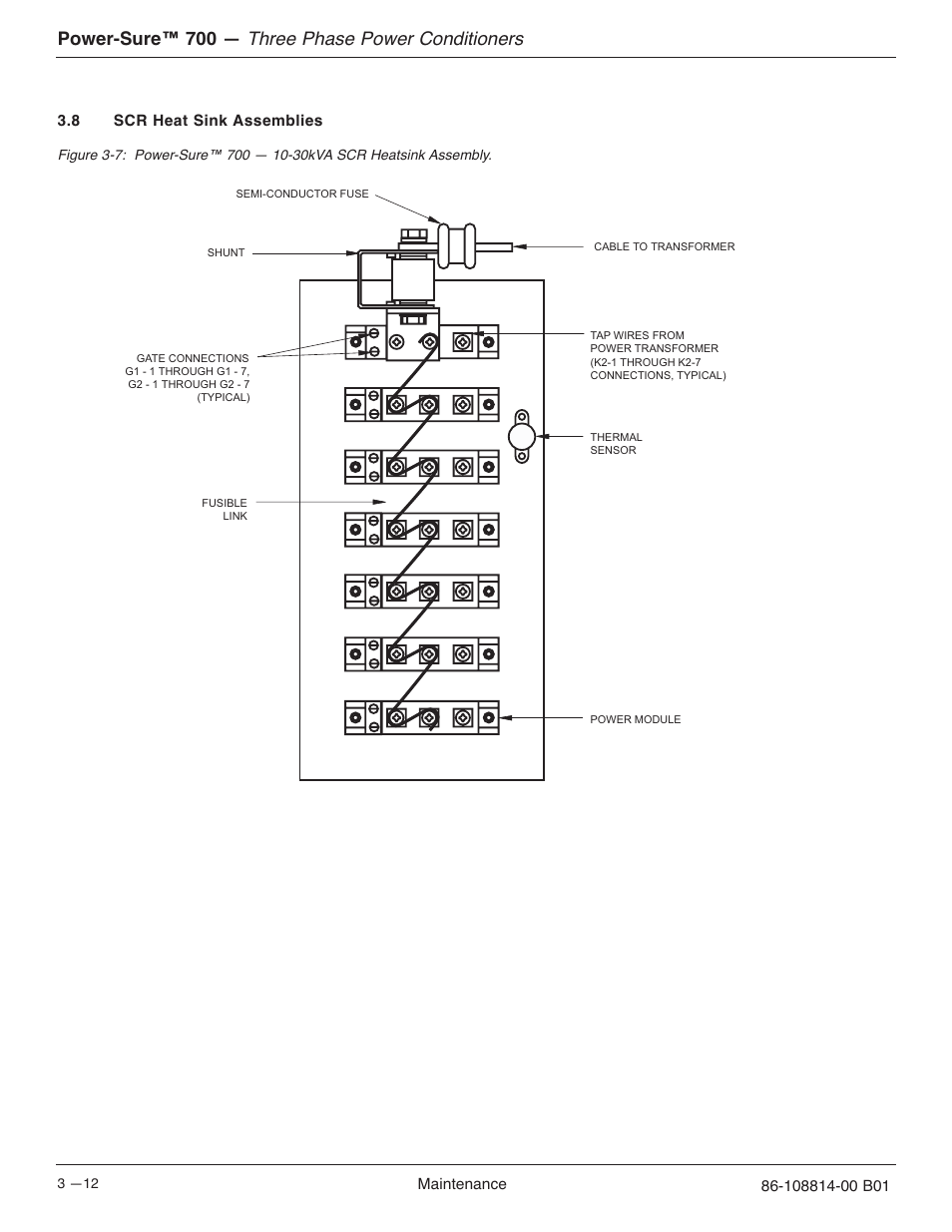 Three phase power conditioners, Power-sure™ 700 | MGE UPS Systems POWER-SURE 700 User Manual | Page 34 / 52
