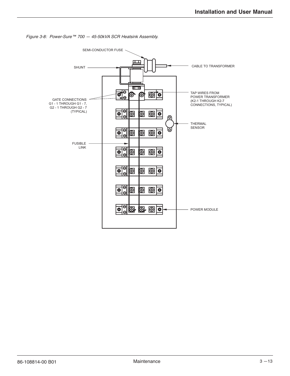 Installation and user manual, Maintenance | MGE UPS Systems POWER-SURE 700 User Manual | Page 35 / 52