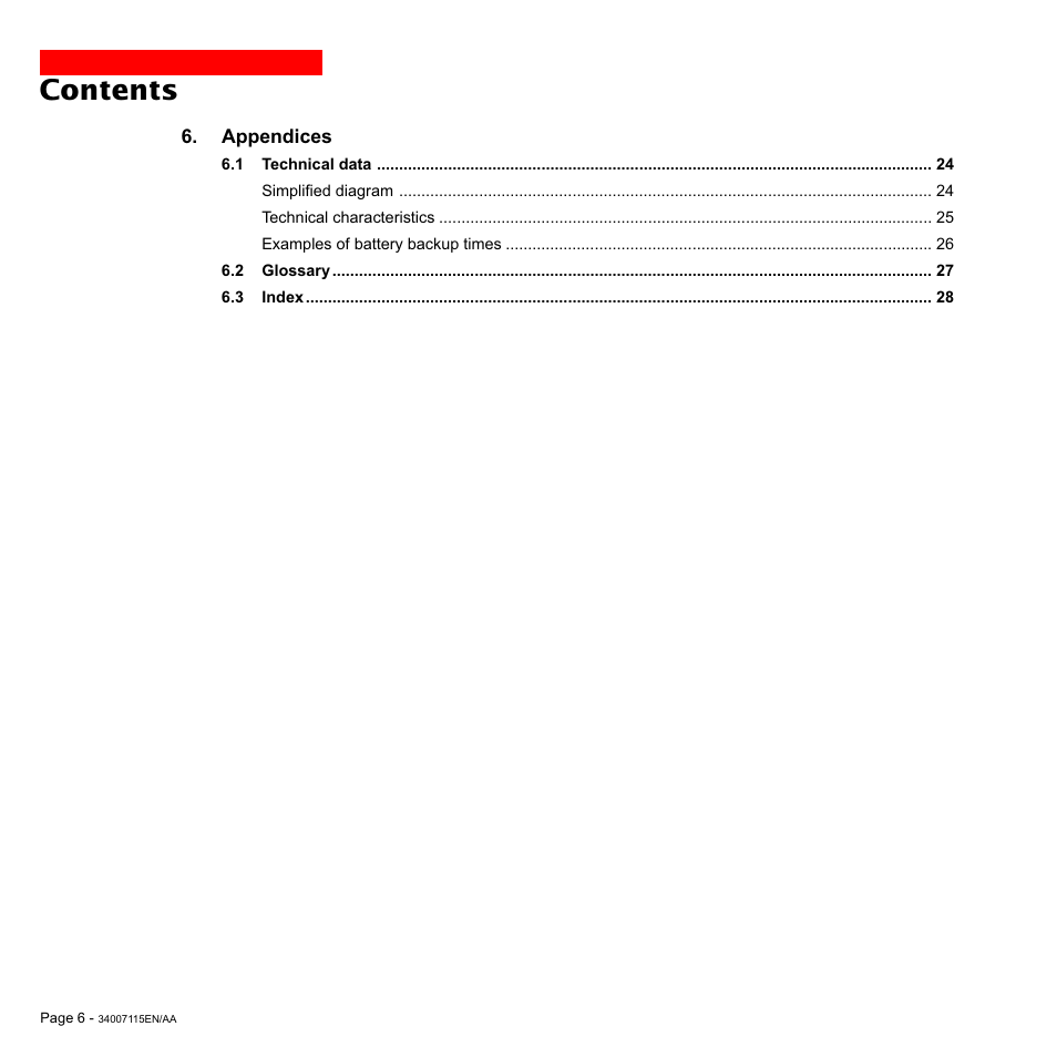 MGE UPS Systems 2200 User Manual | Page 6 / 28