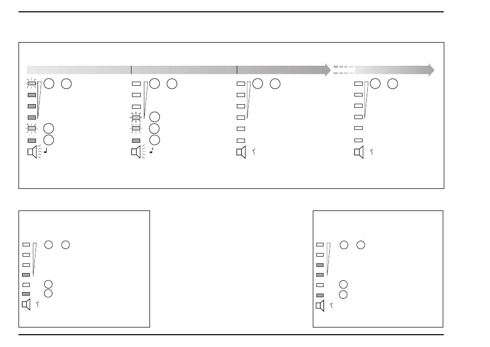Operation on battery, No utility power, Return of utility power load charge percentage | MGE UPS Systems EXB10 User Manual | Page 16 / 18
