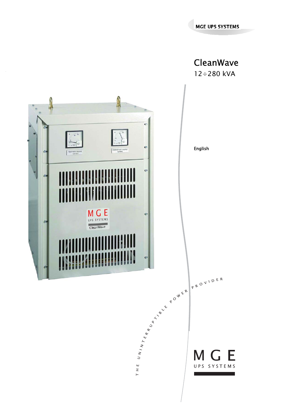 MGE UPS Systems 12280 kVA User Manual | 13 pages
