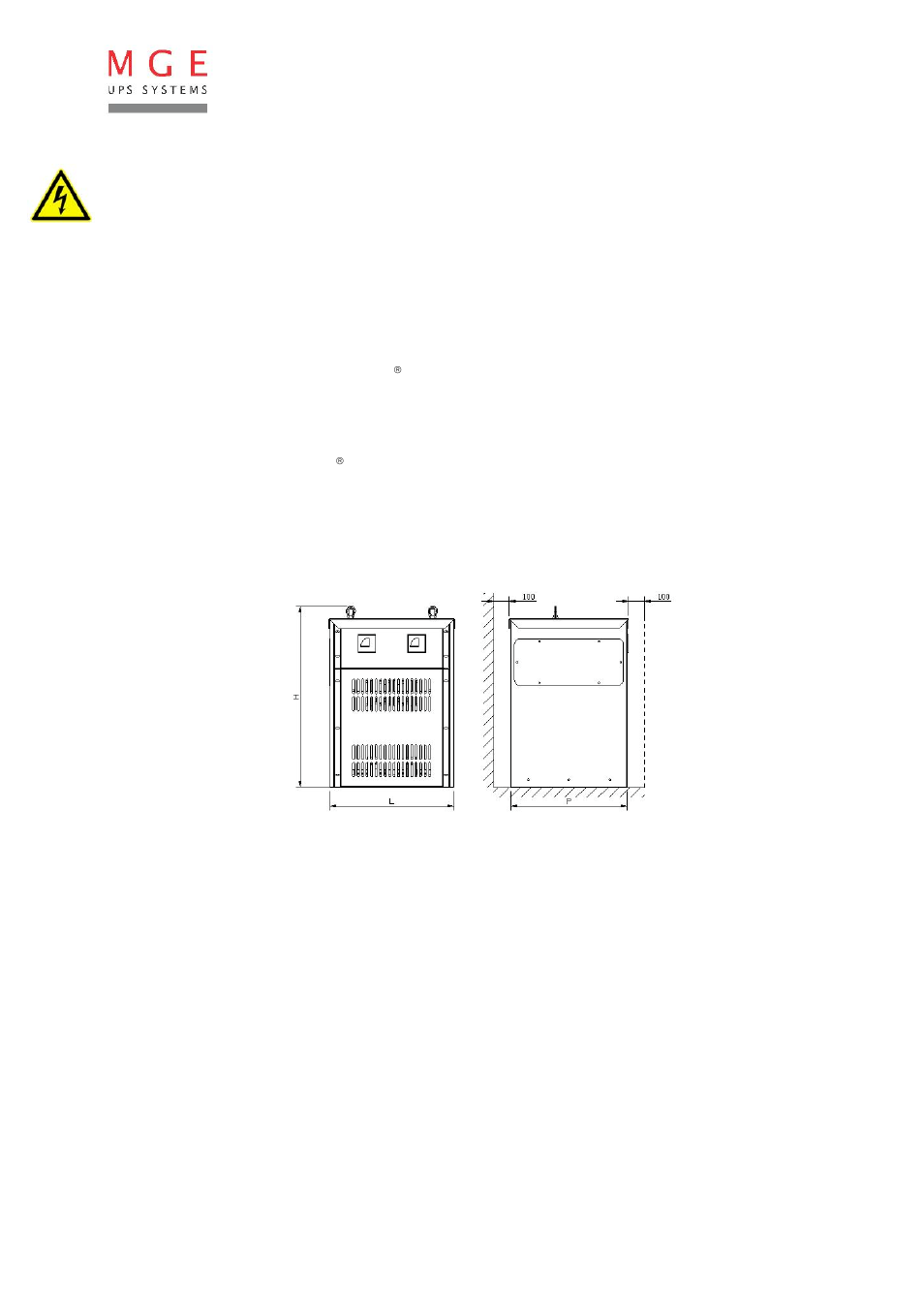 Safety | MGE UPS Systems 12280 kVA User Manual | Page 7 / 13