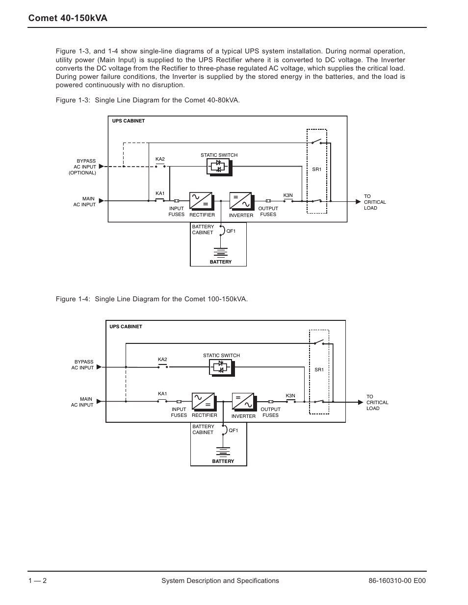 MGE UPS Systems 40-150kVA User Manual | Page 14 / 56