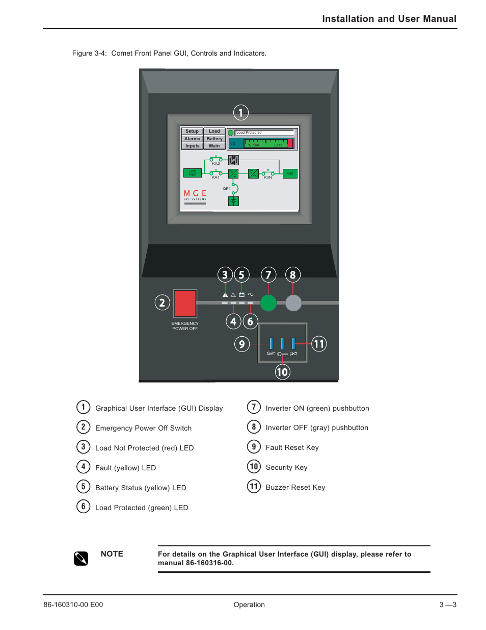 Installation and user manual | MGE UPS Systems 40-150kVA User Manual | Page 35 / 56