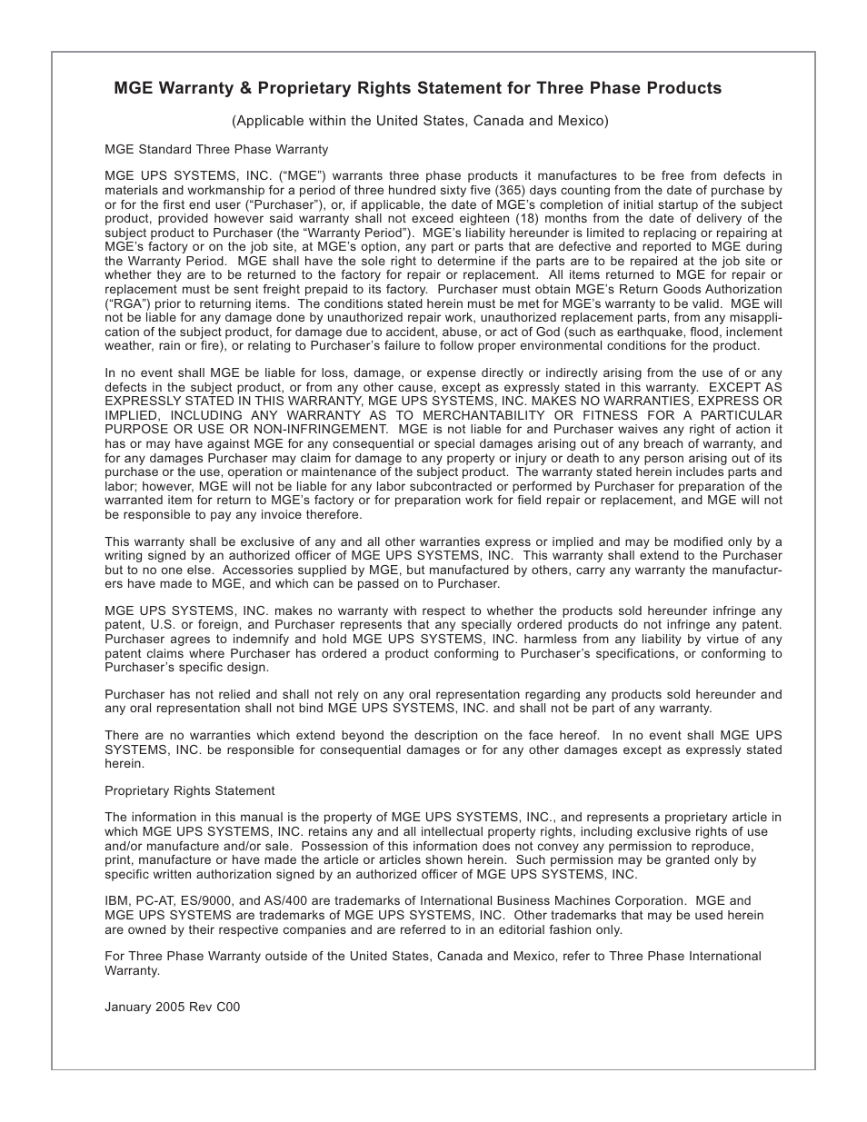 MGE UPS Systems 40-150kVA User Manual | Page 45 / 56