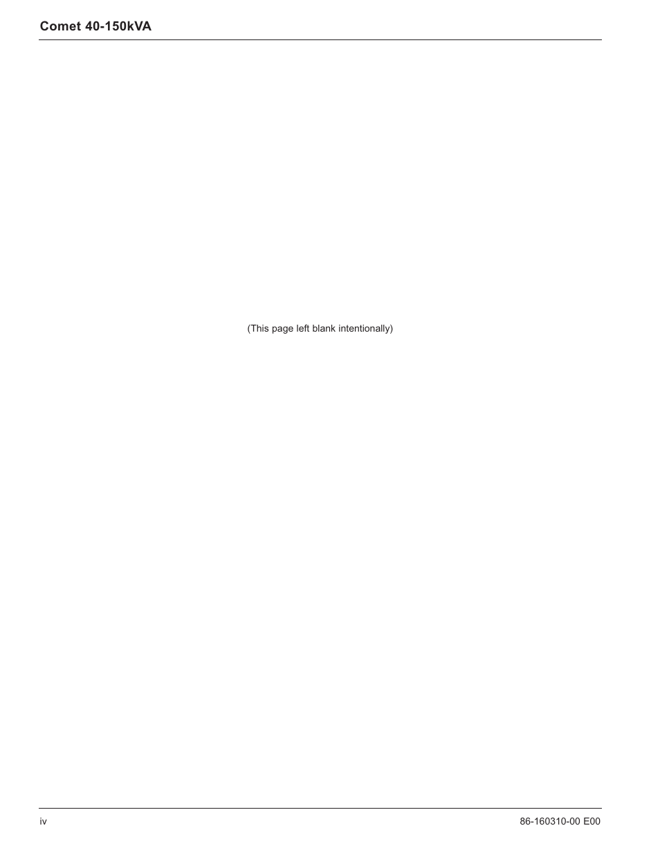 MGE UPS Systems 40-150kVA User Manual | Page 6 / 56