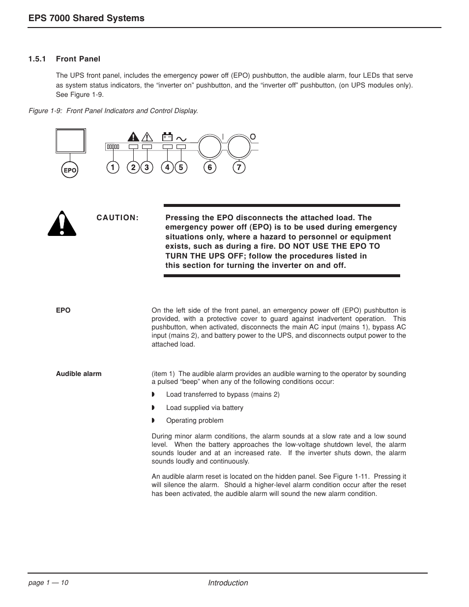 Eps 7000 shared systems | MGE UPS Systems EPS 7000 User Manual | Page 20 / 62