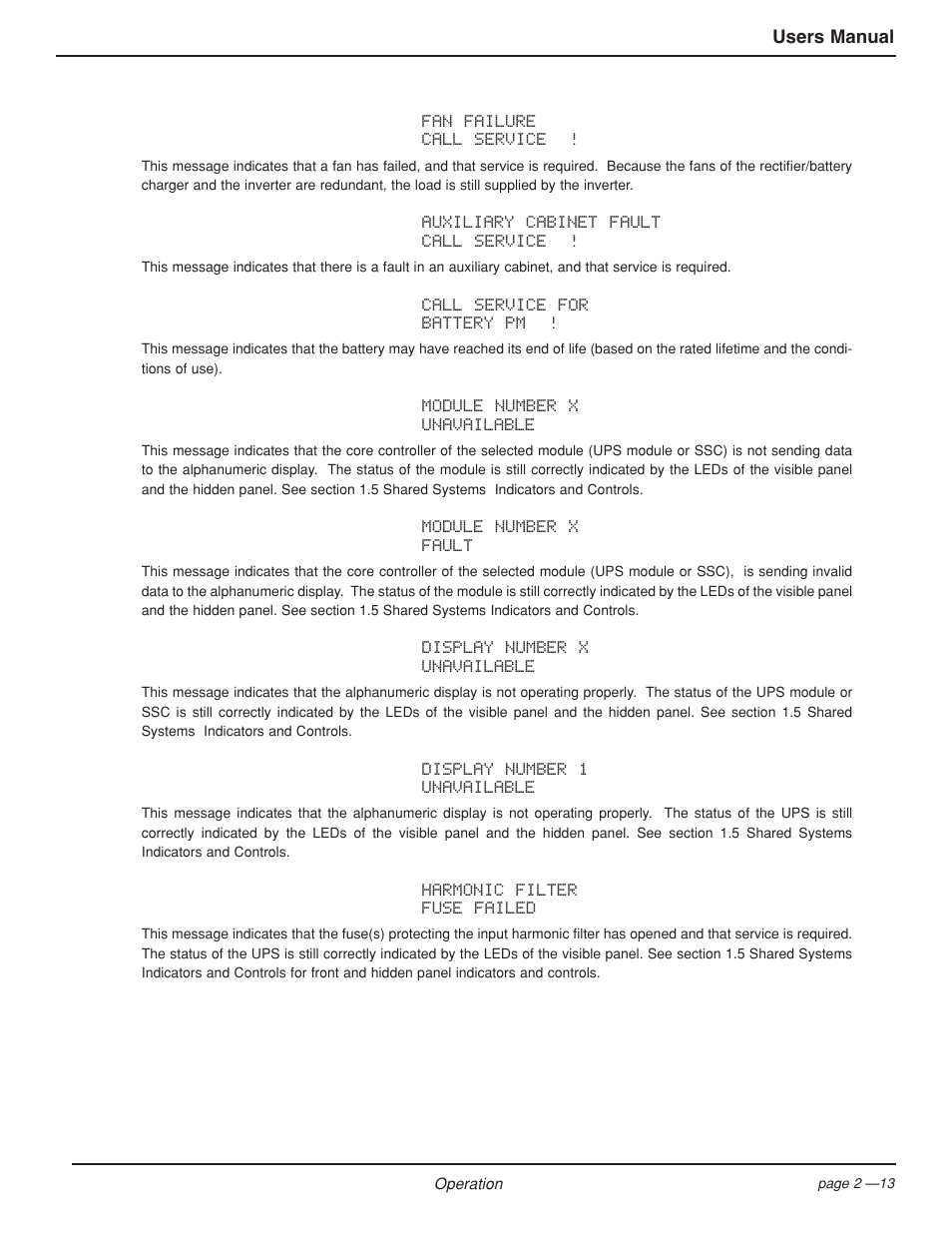 MGE UPS Systems EPS 7000 User Manual | Page 41 / 62