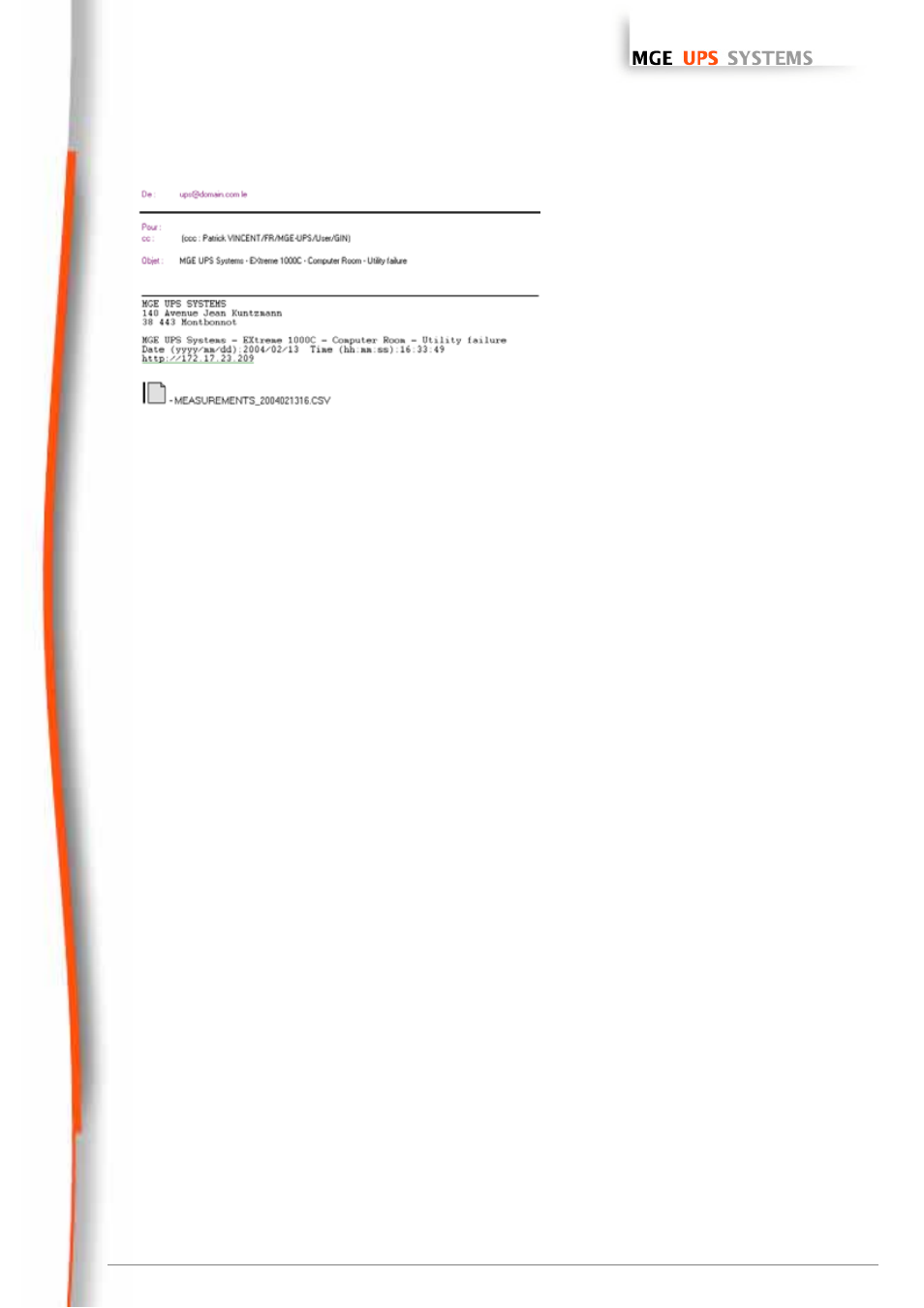 Network management cards, User manual | MGE UPS Systems 66074 User Manual | Page 29 / 69