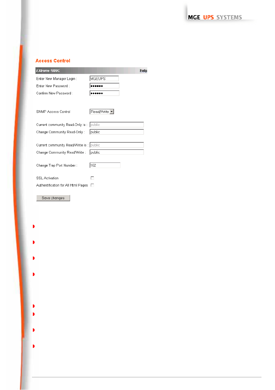 Network management cards, User manual | MGE UPS Systems 66074 User Manual | Page 38 / 69