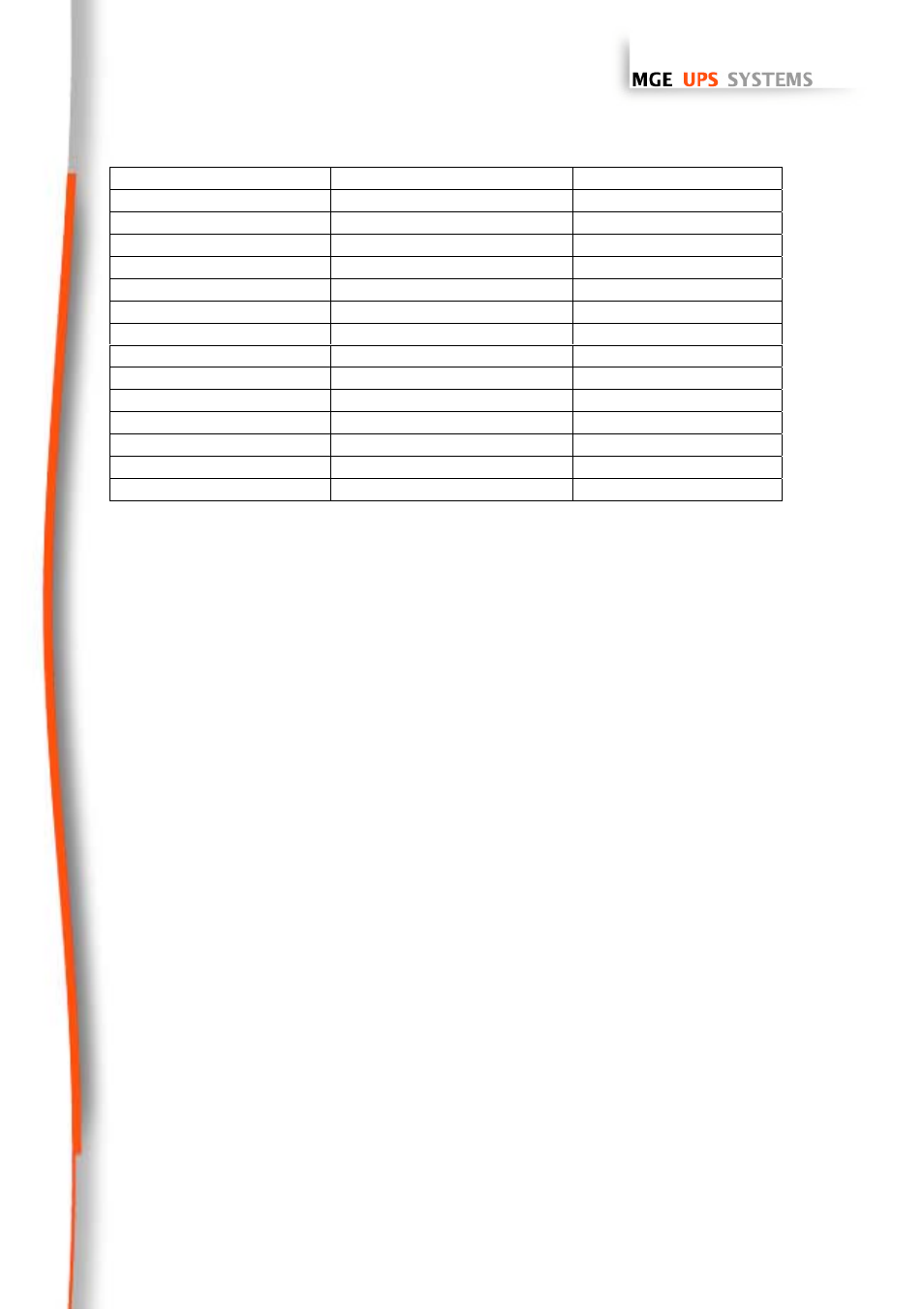 MGE UPS Systems 66102 User Manual | Page 59 / 63