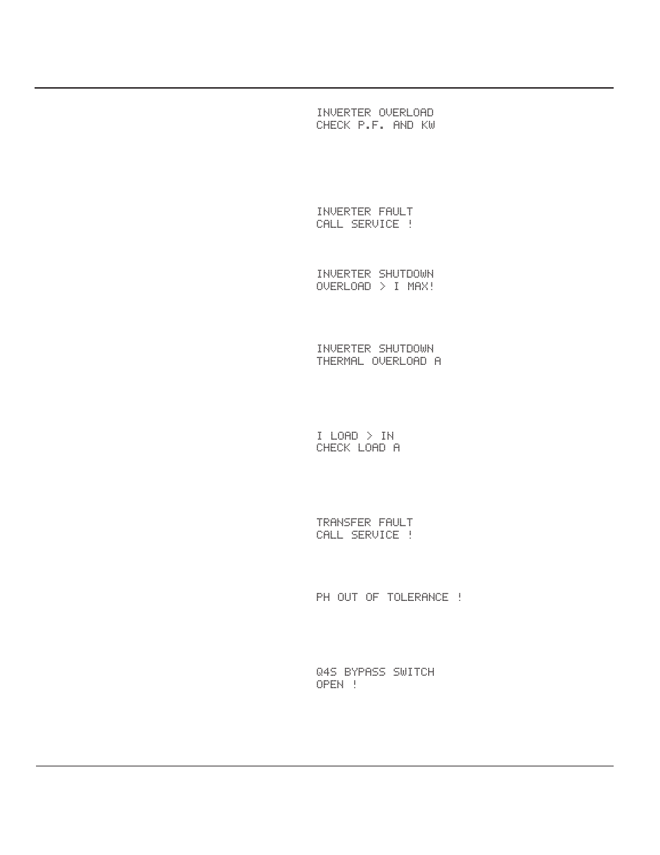 User’s guide | MGE UPS Systems EPS 6000 User Manual | Page 67 / 84