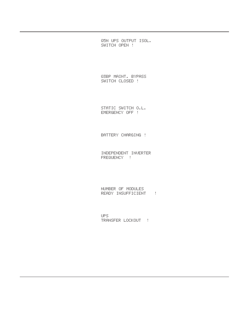 Eps 6000 ups shared systems | MGE UPS Systems EPS 6000 User Manual | Page 68 / 84