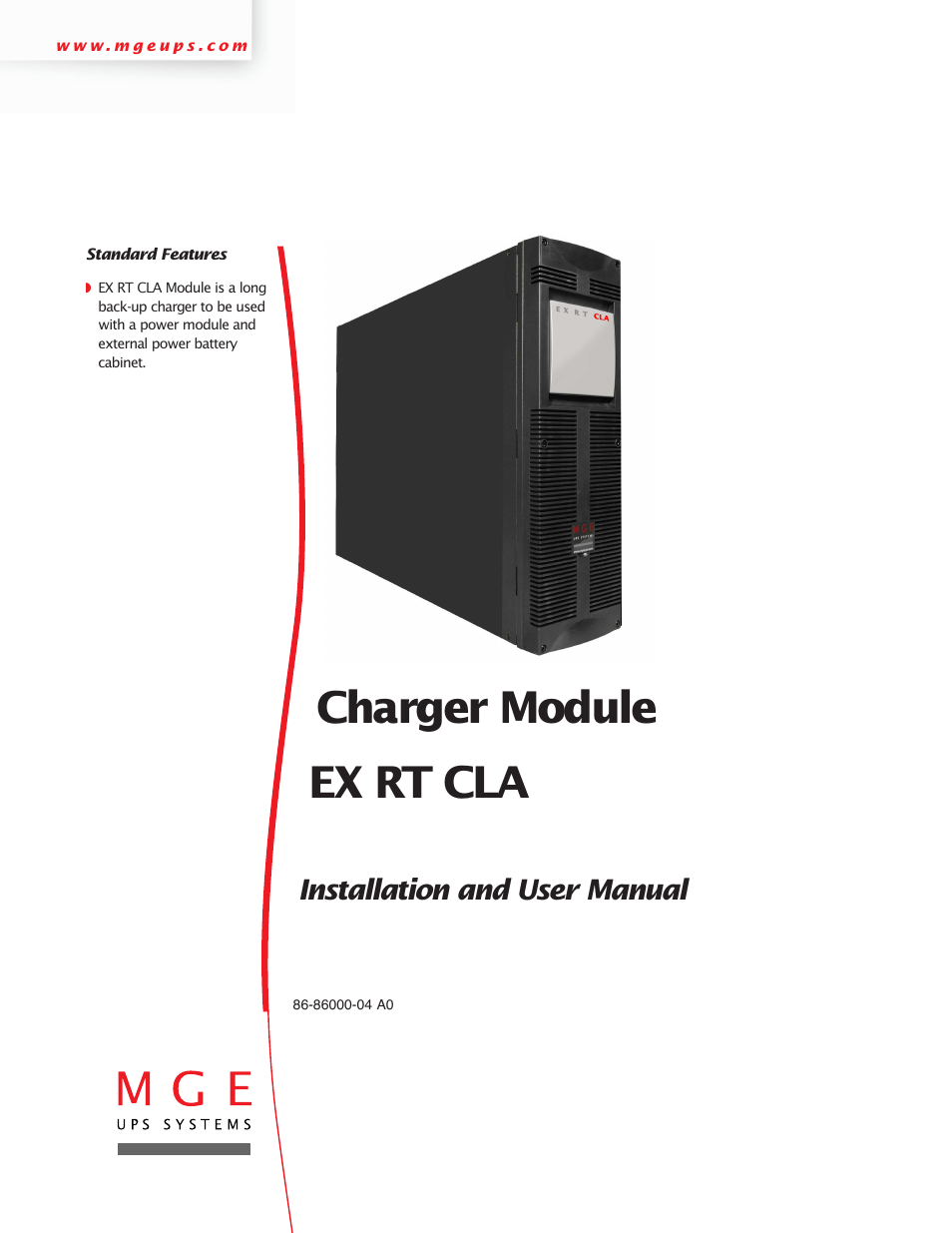 MGE UPS Systems EX RT CLA User Manual | 6 pages