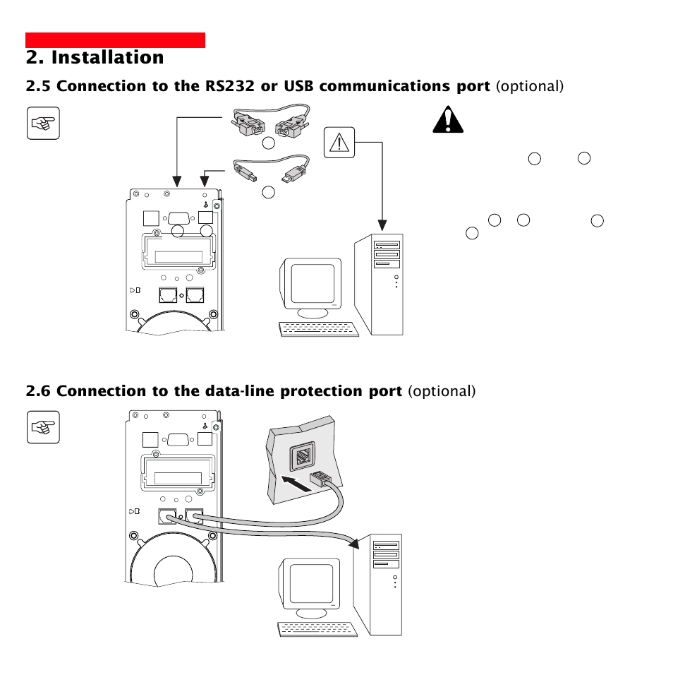Installation, Page 14 | MGE UPS Systems 3000 User Manual | Page 14 / 32