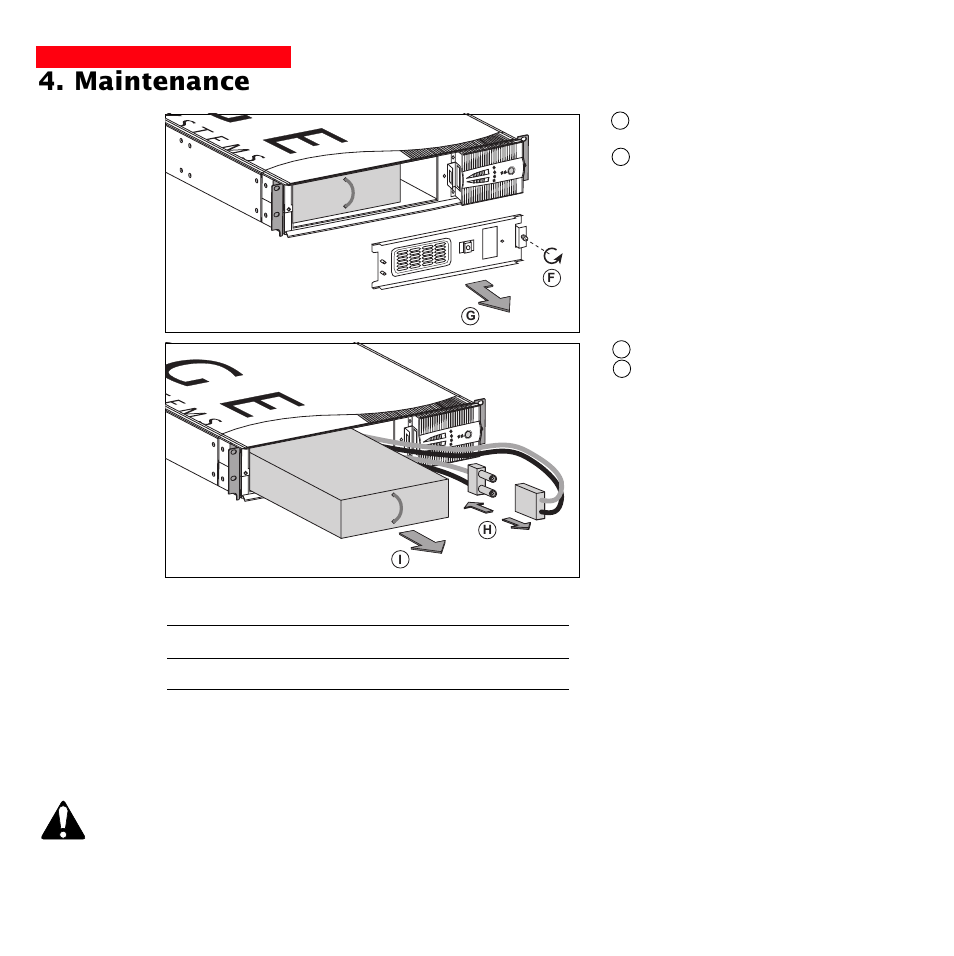 Maintenance | MGE UPS Systems 3000 User Manual | Page 22 / 32