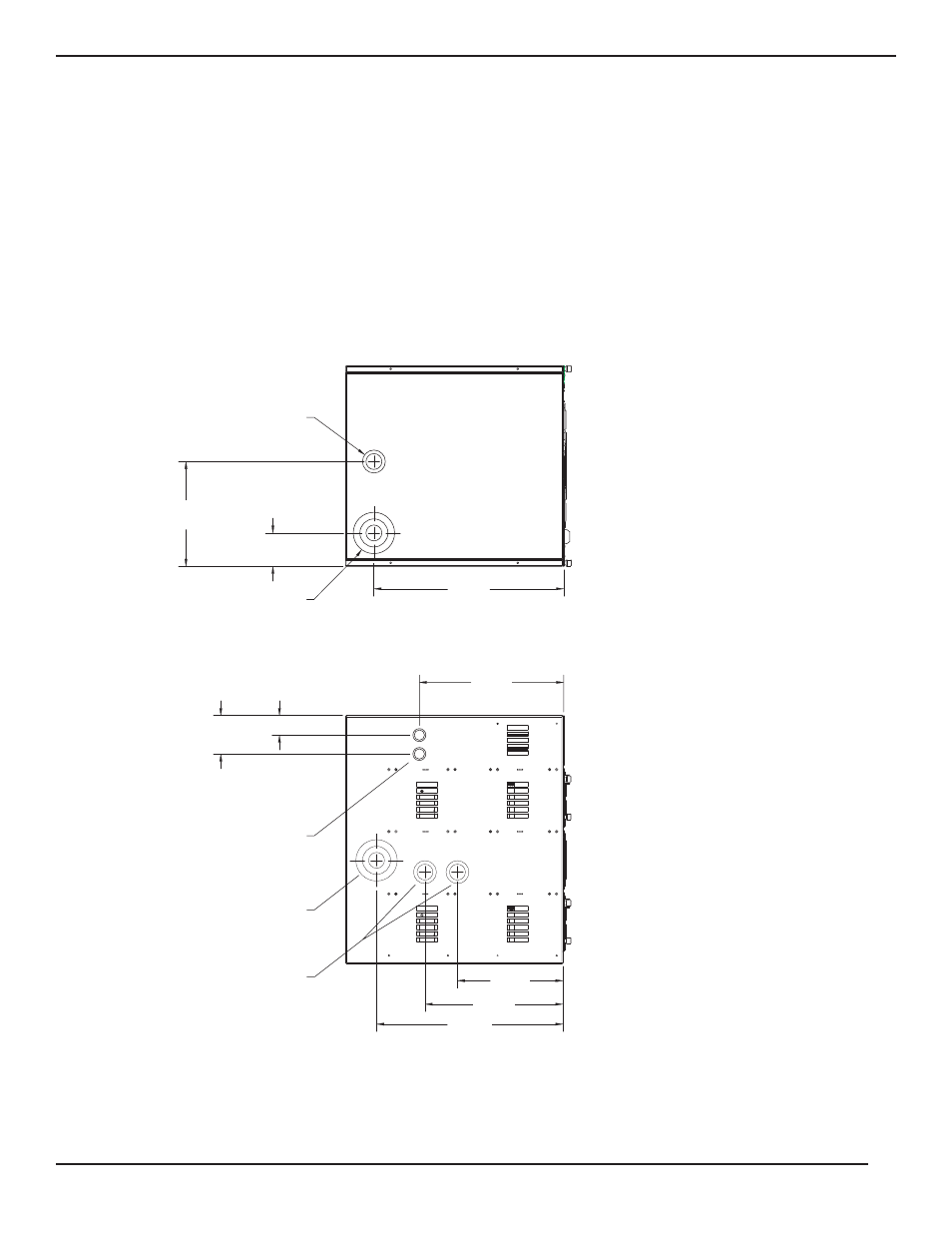3 mechanical mounting 2-2, 1 installation drawing, 7, Mechanical mounting -2 | Installation drawing, 7 kva inverter system -2, 5 to 21 kva n+1 inverter, 3 mechanical mounting, Installation & operation, Top view left side view | MGE UPS Systems 3.5 to 21 kVA N+1 User Manual | Page 20 / 54