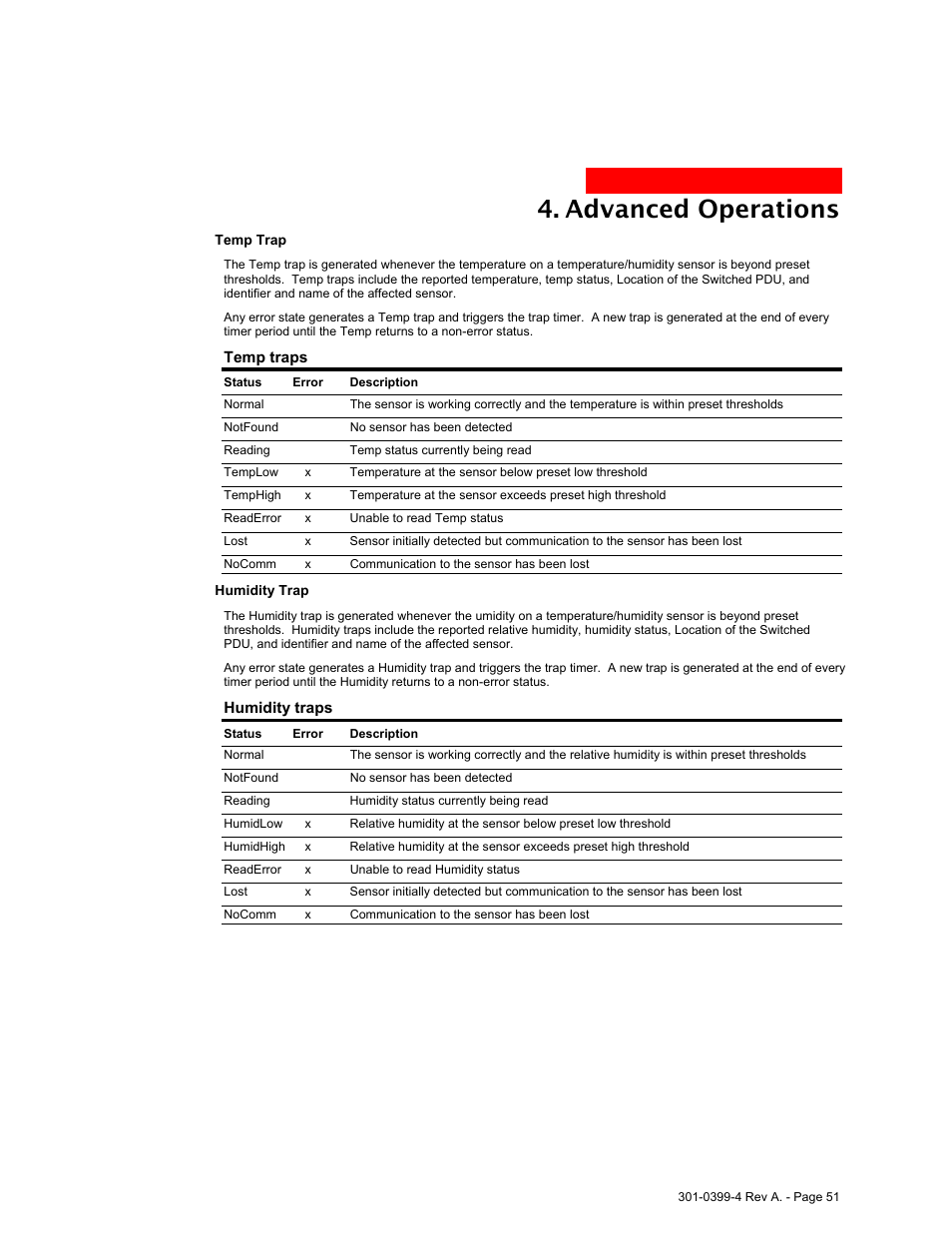 Advanced operations | MGE UPS Systems Switched PDU User Manual | Page 51 / 62