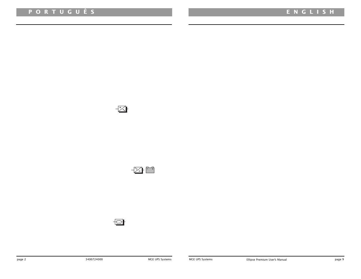 Introdução | MGE UPS Systems UPS 500 User Manual | Page 6 / 22