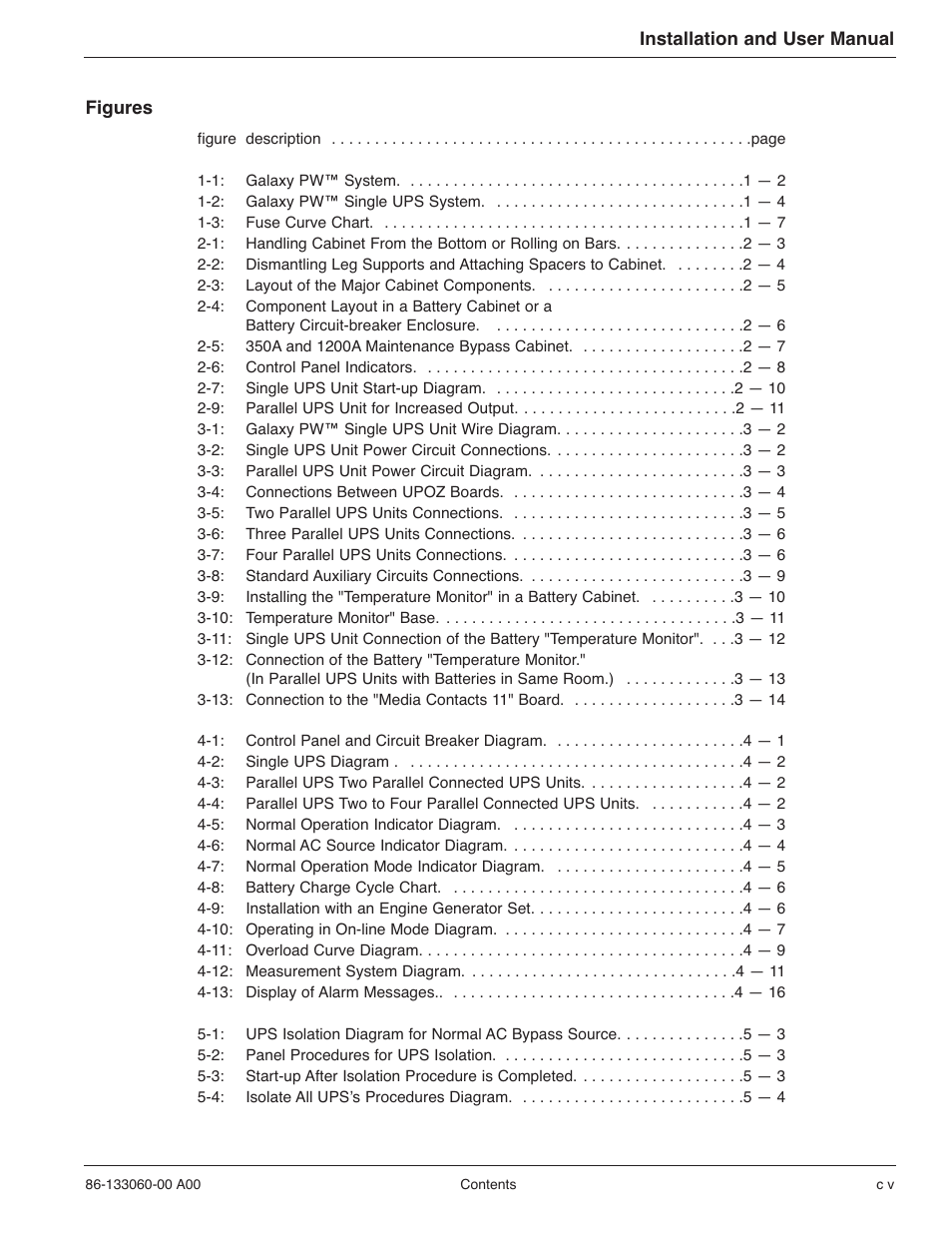 MGE UPS Systems GALAXY PW 225KVA User Manual | Page 11 / 104