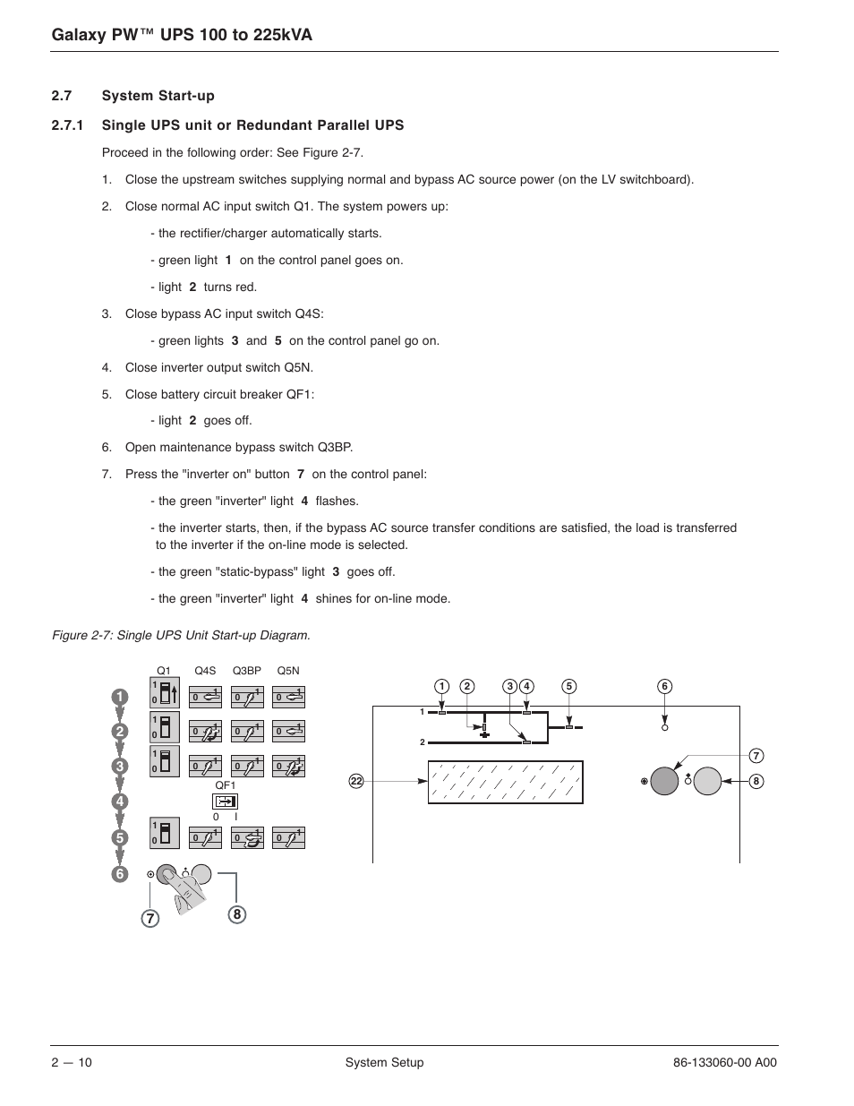 MGE UPS Systems GALAXY PW 225KVA User Manual | Page 32 / 104