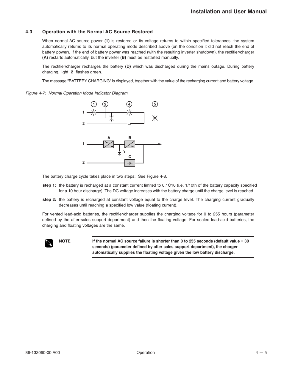 Installation and user manual | MGE UPS Systems GALAXY PW 225KVA User Manual | Page 53 / 104