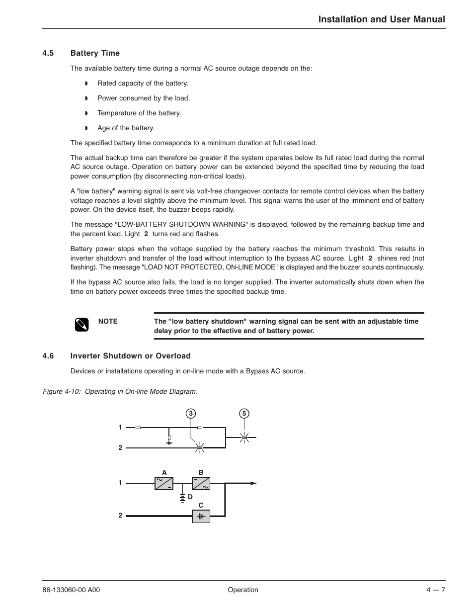 Installation and user manual | MGE UPS Systems GALAXY PW 225KVA User Manual | Page 55 / 104