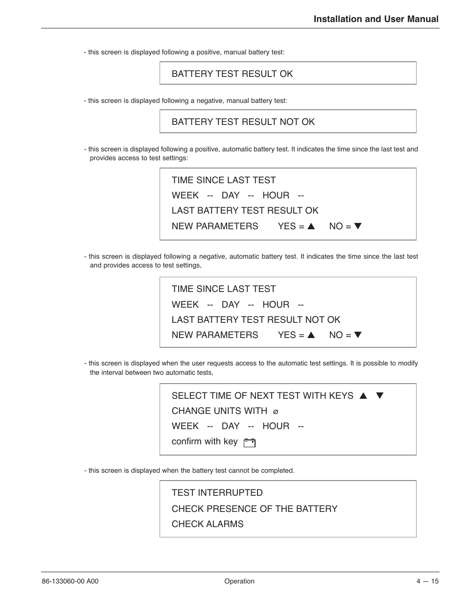 MGE UPS Systems GALAXY PW 225KVA User Manual | Page 63 / 104