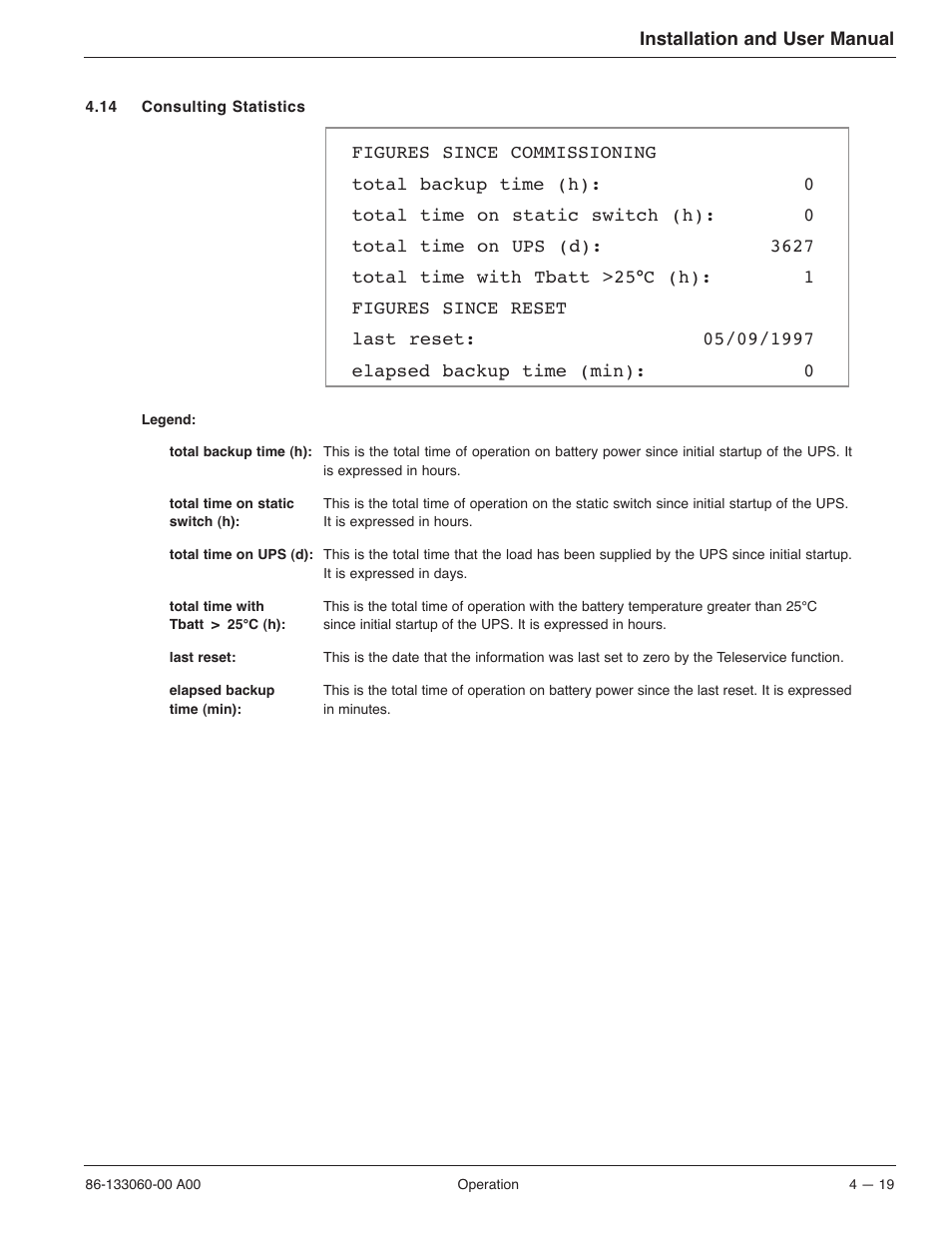 MGE UPS Systems GALAXY PW 225KVA User Manual | Page 67 / 104