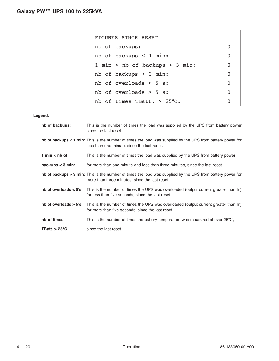 MGE UPS Systems GALAXY PW 225KVA User Manual | Page 68 / 104