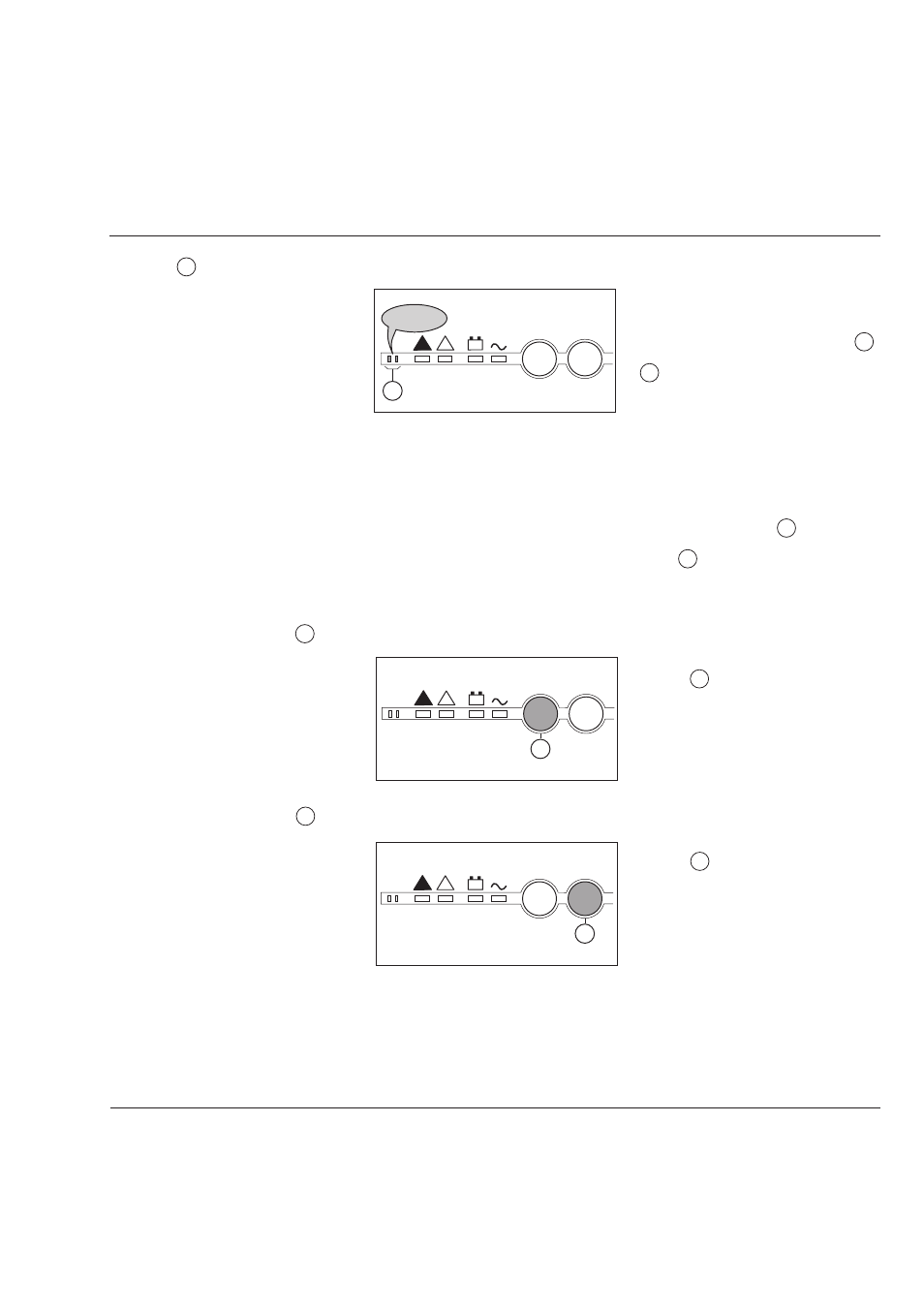 Buzzer, Inverter on" button, Inverter off" button | MGE UPS Systems Comet TM 5 - 30 kVA User Manual | Page 19 / 60