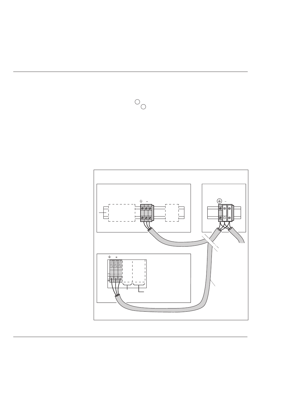 Options, Cont'), Connection of an additional battery cabinet | MGE UPS Systems Comet TM 5 - 30 kVA User Manual | Page 40 / 60