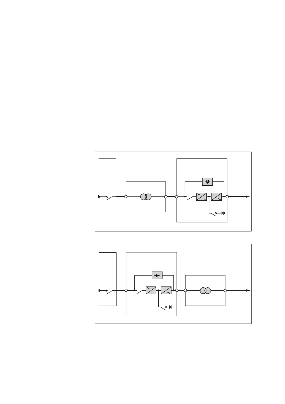 Options, Full galvanic isolation transformer, Cont') | Power connection diagrams | MGE UPS Systems Comet TM 5 - 30 kVA User Manual | Page 42 / 60