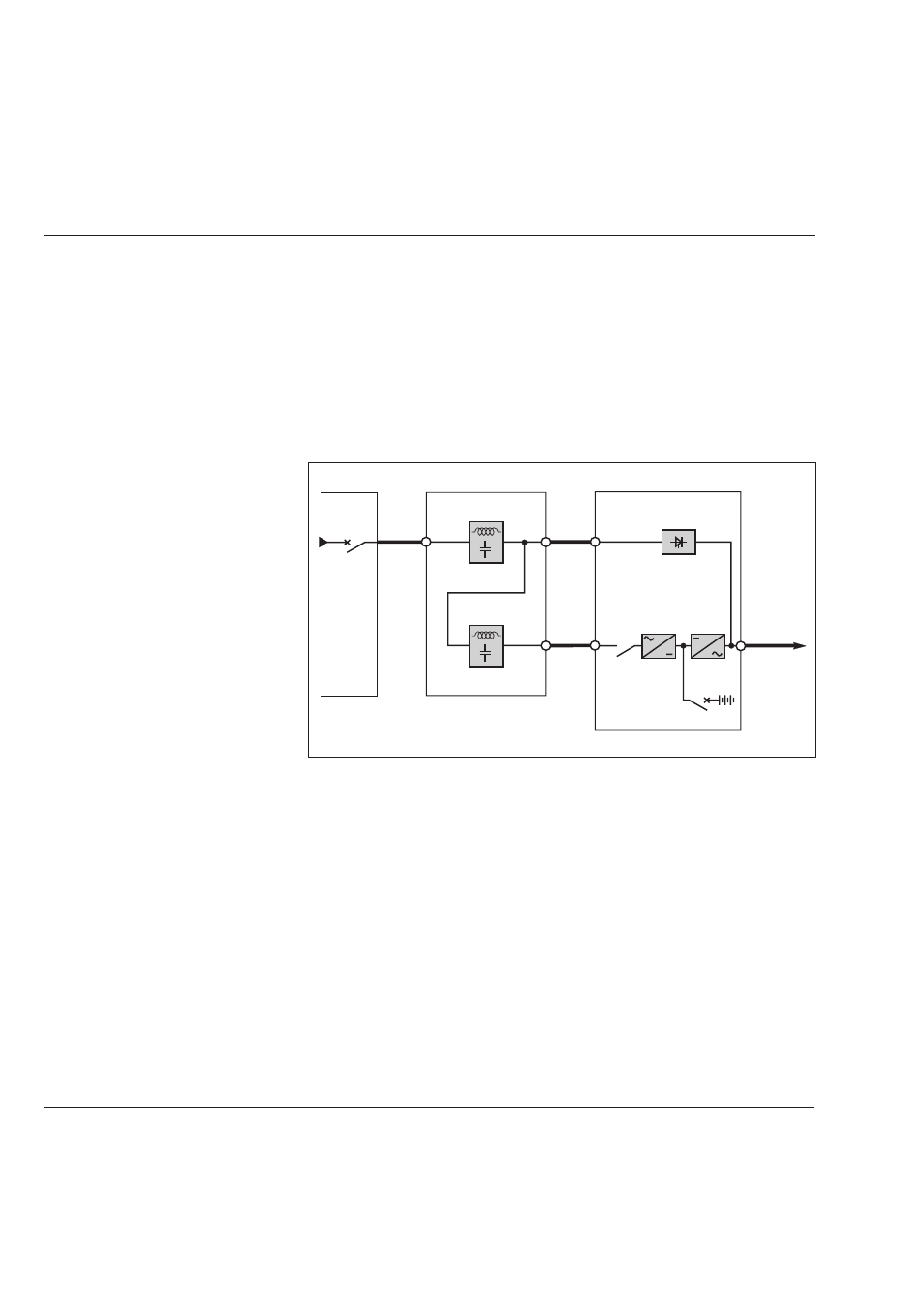 Options, Harmonics filter, Cont') | Power connection diagram | MGE UPS Systems Comet TM 5 - 30 kVA User Manual | Page 46 / 60